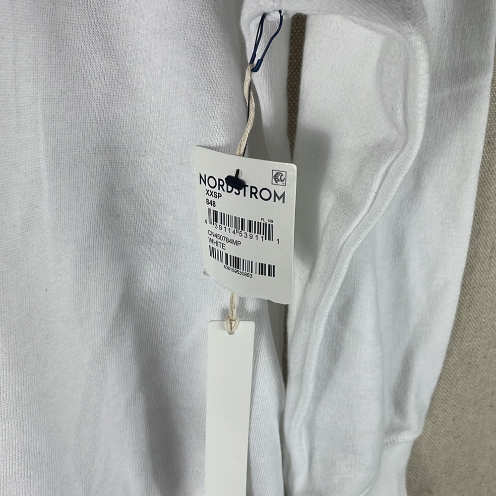 Caslon > New with Tags White Sweatshirt XXS Petite - Picture 5 of 7